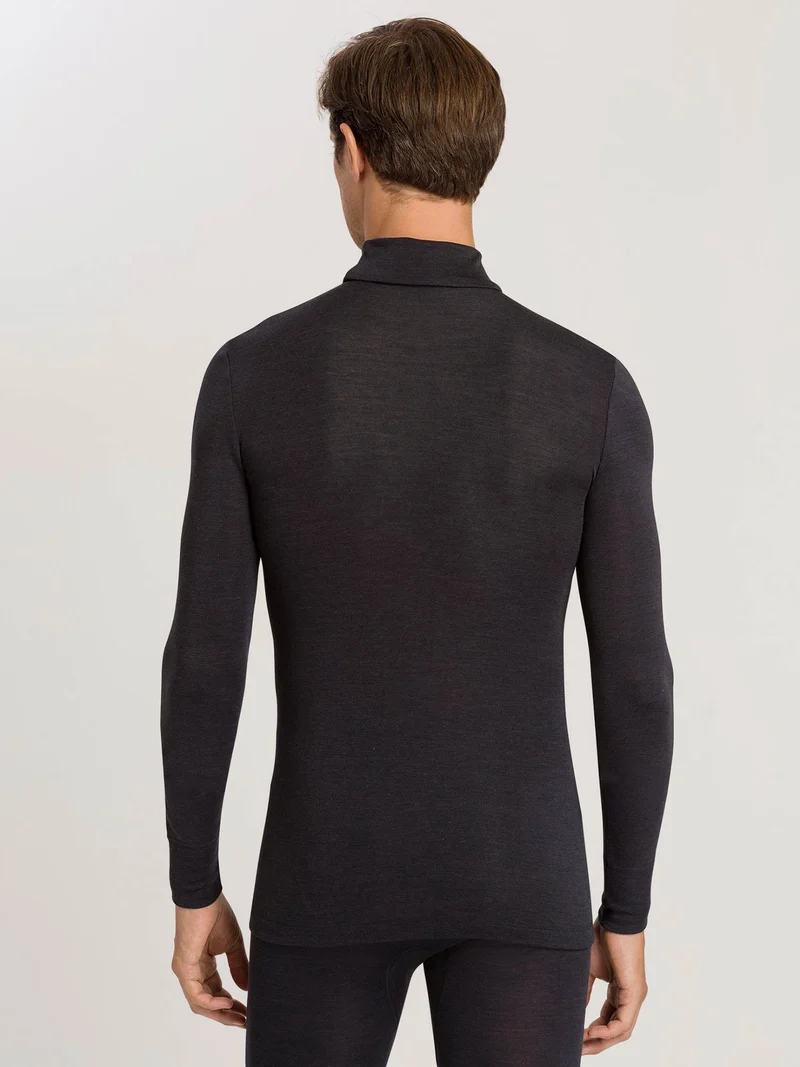 Rollkragen-Shirt WOOLEN SILK