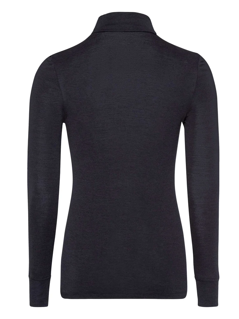 Rollkragen-Shirt WOOLEN SILK