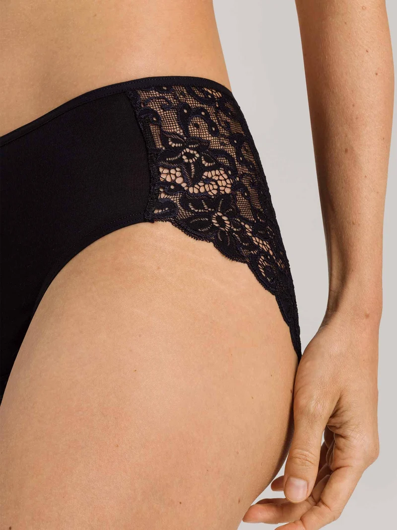 Midi Briefs, Midi Slip mit Rückseite aus Spitze MOMENTS