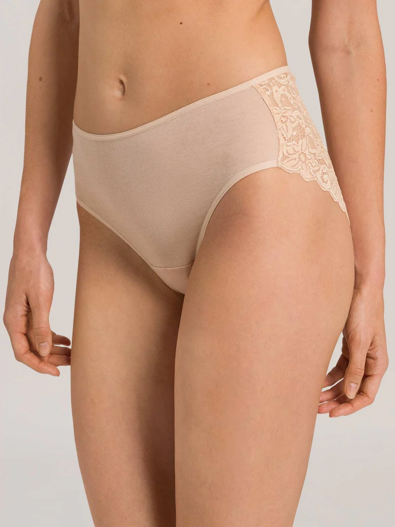 Midi Briefs, Midi Slip mit Rückseite aus Spitze MOMENTS