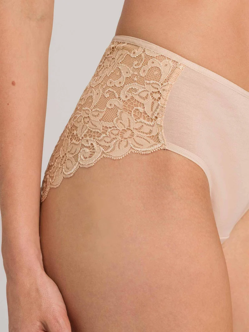 Midi Briefs, Midi Slip mit Rückseite aus Spitze MOMENTS