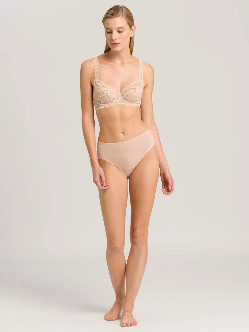 Midi Briefs, Midi Slip mit Rückseite aus Spitze MOMENTS