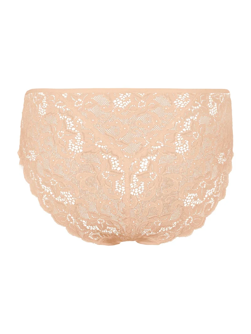 Midi Briefs, Midi Slip mit Rückseite aus Spitze MOMENTS