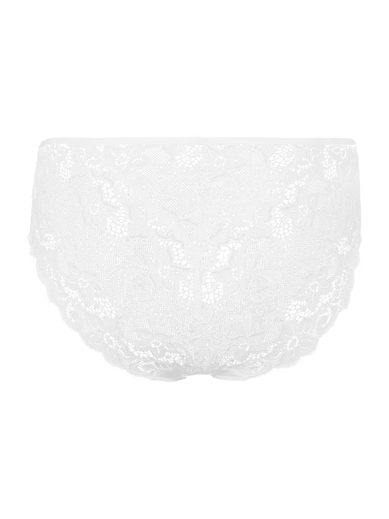 Midi Briefs, Midi Slip mit Rückseite aus Spitze MOMENTS