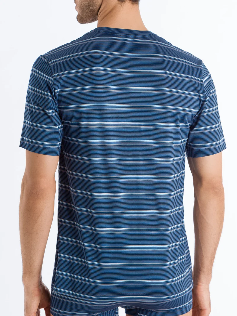 T-Shirt, V-Neck COTTON SPORTY STRIPE – Sale!