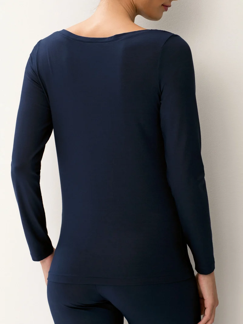 Shirt langarm, Boat Neck PURENESS