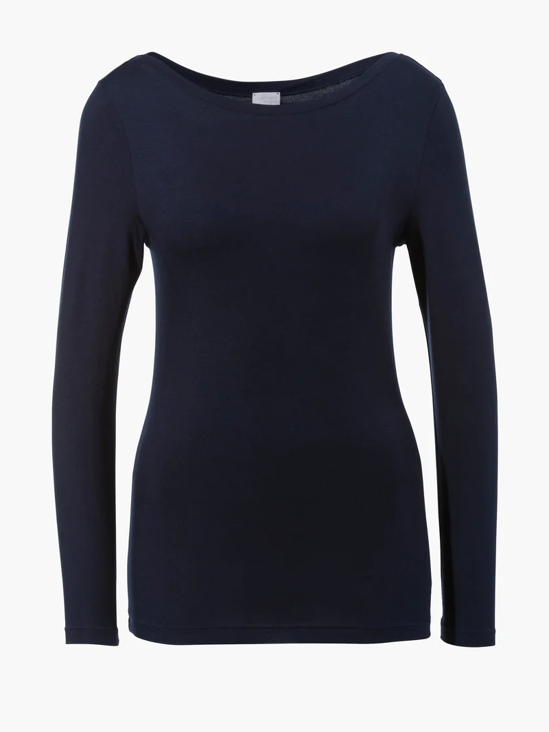 Shirt langarm, Boat Neck PURENESS