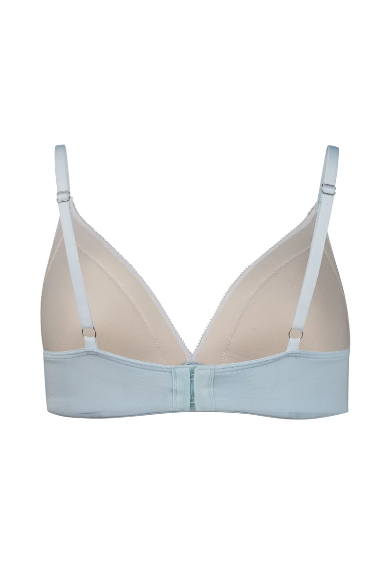 Natural Beauty Padded triangle bra | ice water 086920-08A167