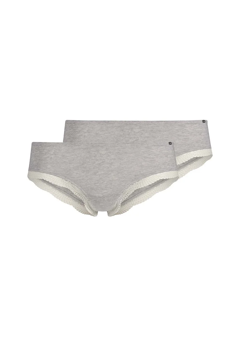 Classicotton Cheeky panty 2 pack | grey melange 081995-08S950