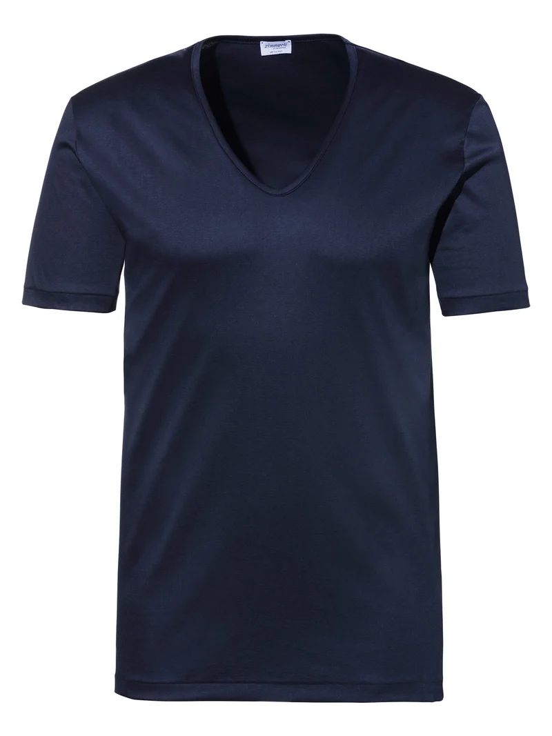T-Shirt, kurzarm, V-Neck, 286 SEA ISLAND