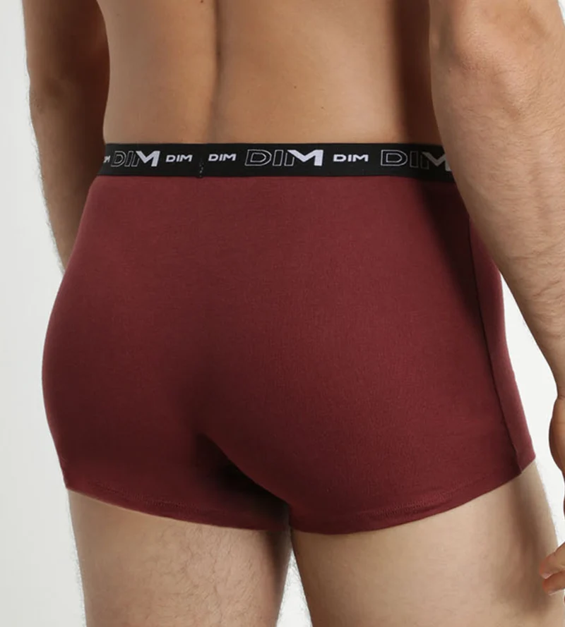 3er-Pack Herren-Boxershorts aus Stretch-Baumwolle Rot/Grün