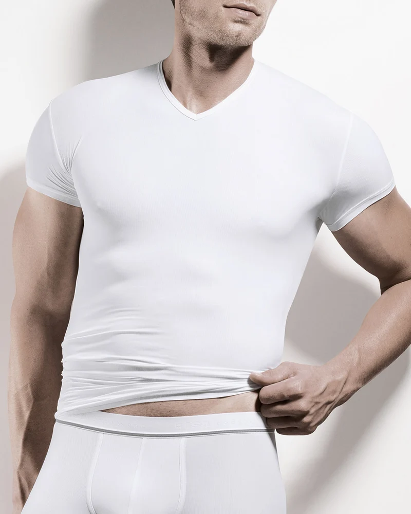 Shirt kurzarm MERYL SKINLIFE, V-Neck