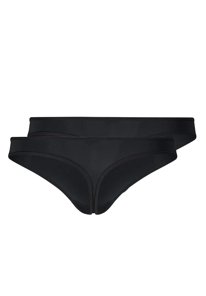 SKINY ADVANTAGE Micro Thong 2 pack | black 085721-087665
