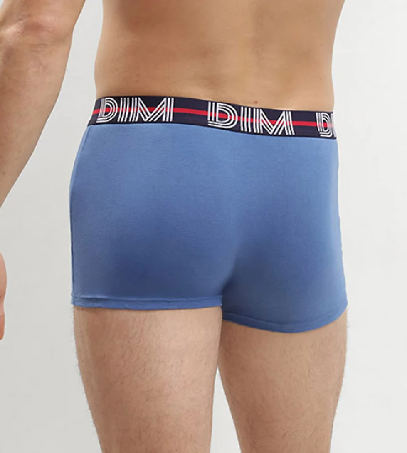 3er-Pack Boxer aus Stretch-Baumwolle rot/kobaltblau/nachtblau – DIM Powerful