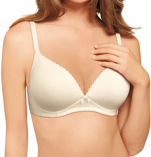 nur die Traumweich Bügelloser BH offwhite
