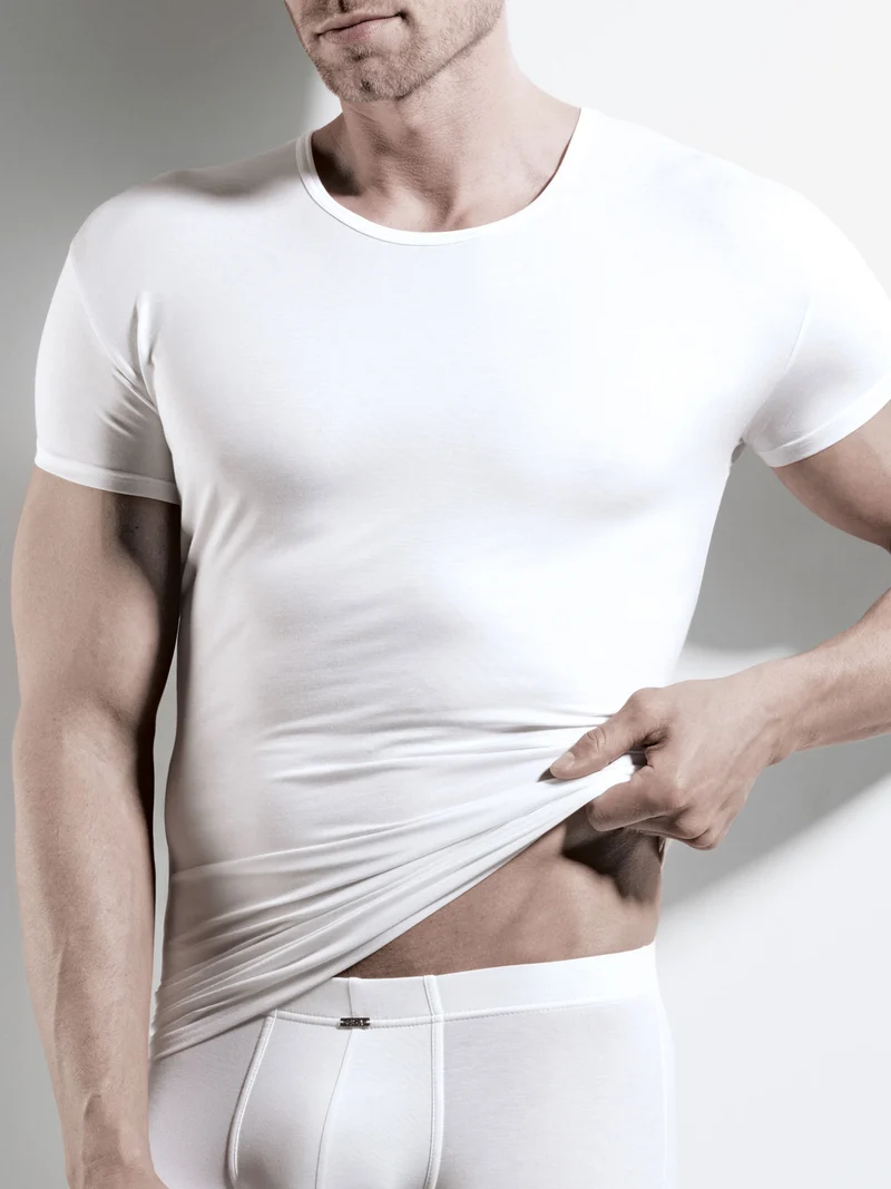 Shirt MICROMODAL kurzarm, mit Rundhals-Ausschnitt