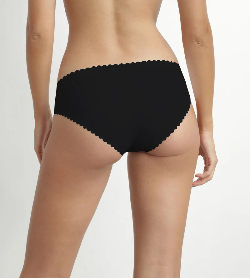Schwarzer Slip aus Mikrofaser - Body Touch