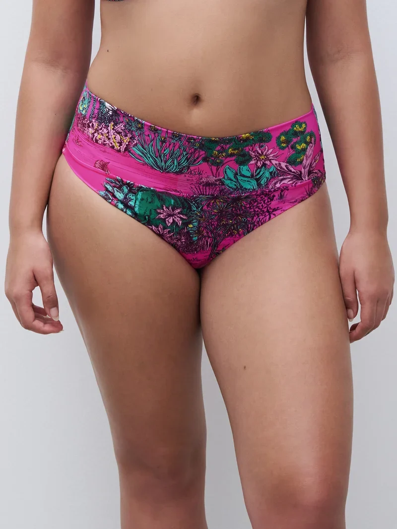 Chantelle Bademode - Sauvage Full Brief Pink Jungle