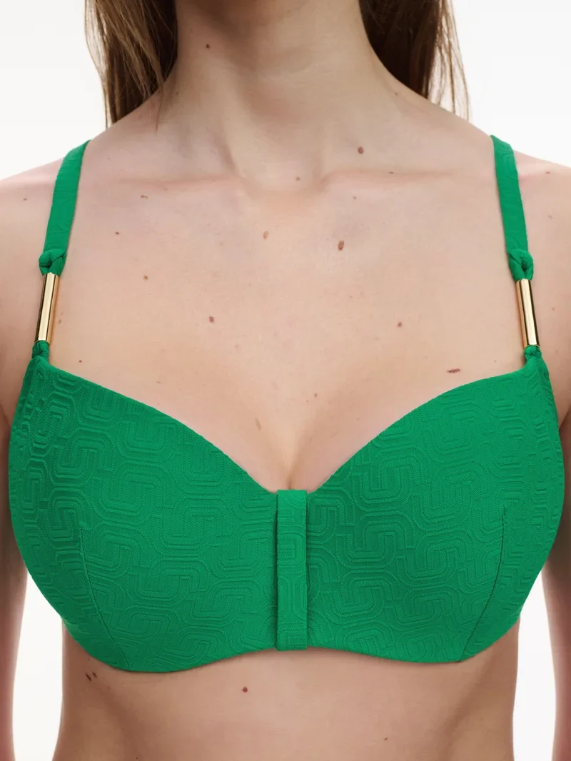 Chantelle Swimwear - Hera Halbschalen-Memory-BH Smaragdgrün