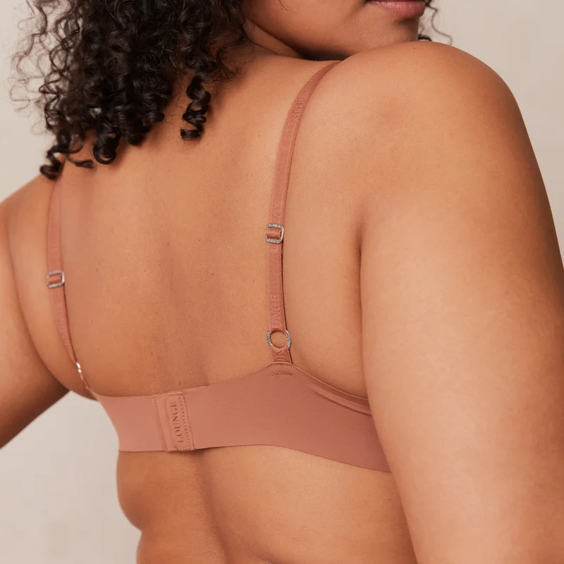 Light Non-Wired Plunge T-Shirt Bra - Mocha