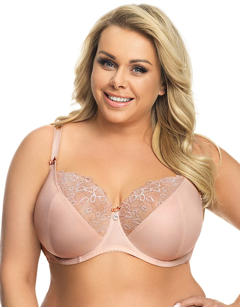 Gorsenia Charlotte Full Cup Bra Powder Pink