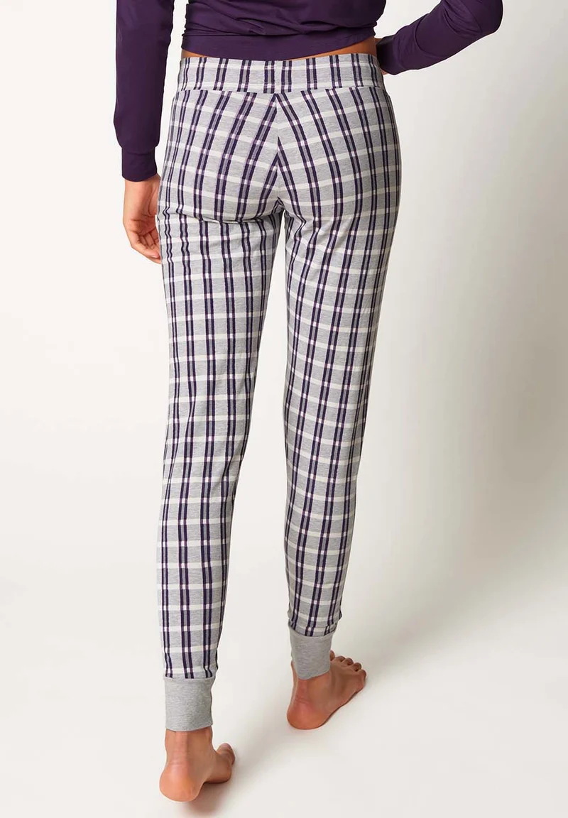 Night In Mix & Match Pants long | gray check 080790-08S925