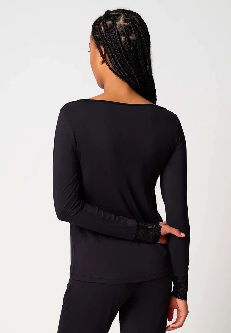 Night In Skiny 04 Shirt long sleeve | black 086986-087665