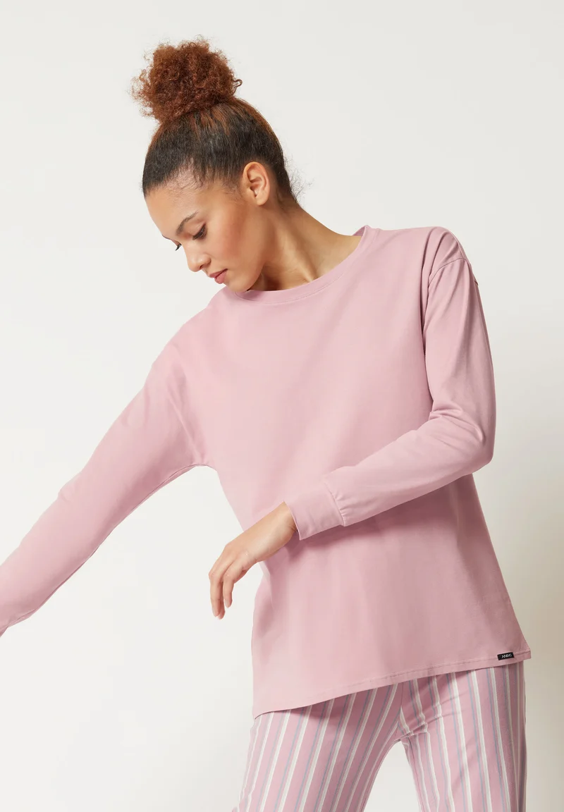 Night In Mix & Match Shirt long sleeve | woodrose 080775-08S337