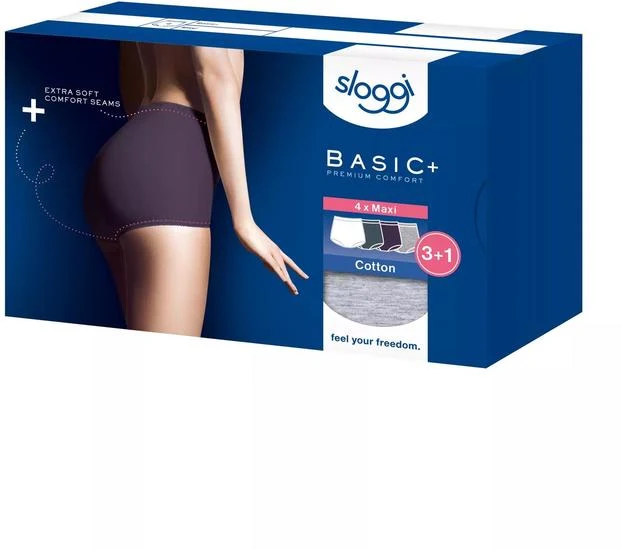 Sloggi Basic+ Maxi 4er Pack multiple colours 10
