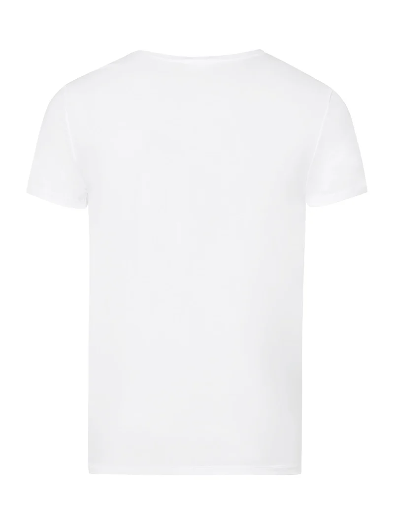 T-Shirt mit V-Ausschnitt, COTTON SUPERIOR