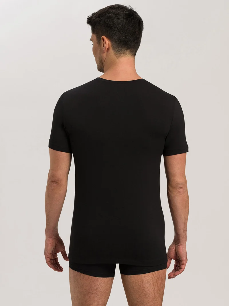 T-Shirt mit V-Ausschnitt, COTTON SUPERIOR
