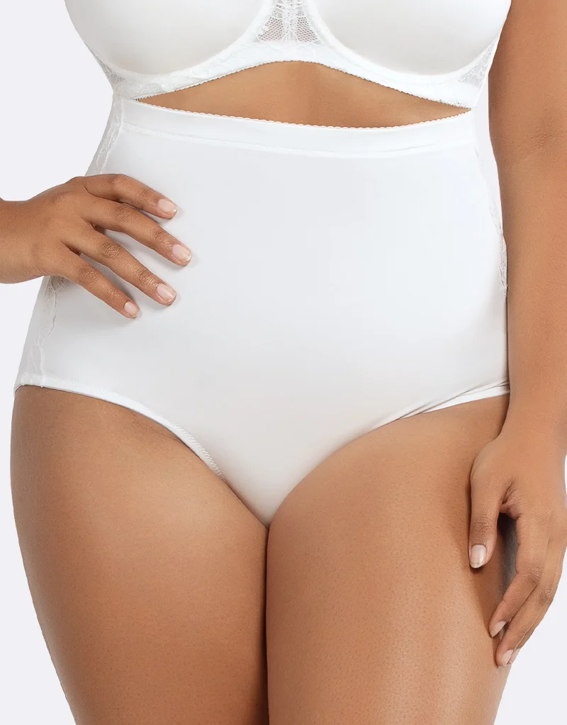 Parfait Elissa High Waist Brief Pearl White
