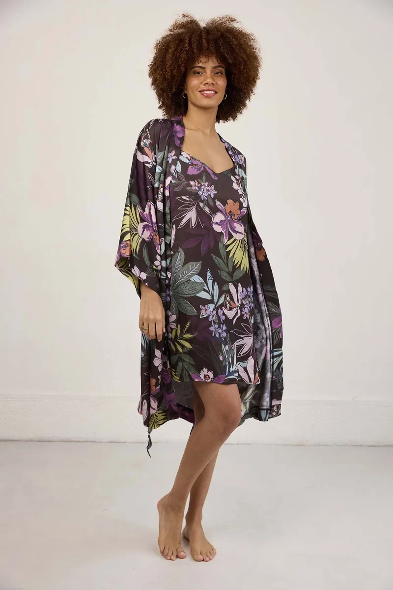 Lejaby – Paradise Kimono Nighty Garden