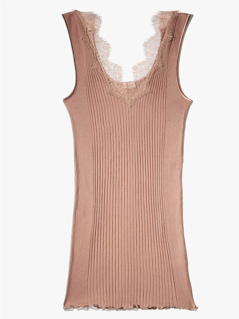 Tank-Top mit Spitze, RICHELIEU