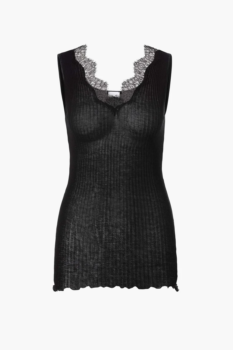 Tank-Top mit Spitze, RICHELIEU