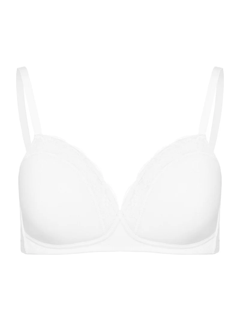 Light Padded Soft Cup Bra, BH, COTTON LACE - Reststücke!