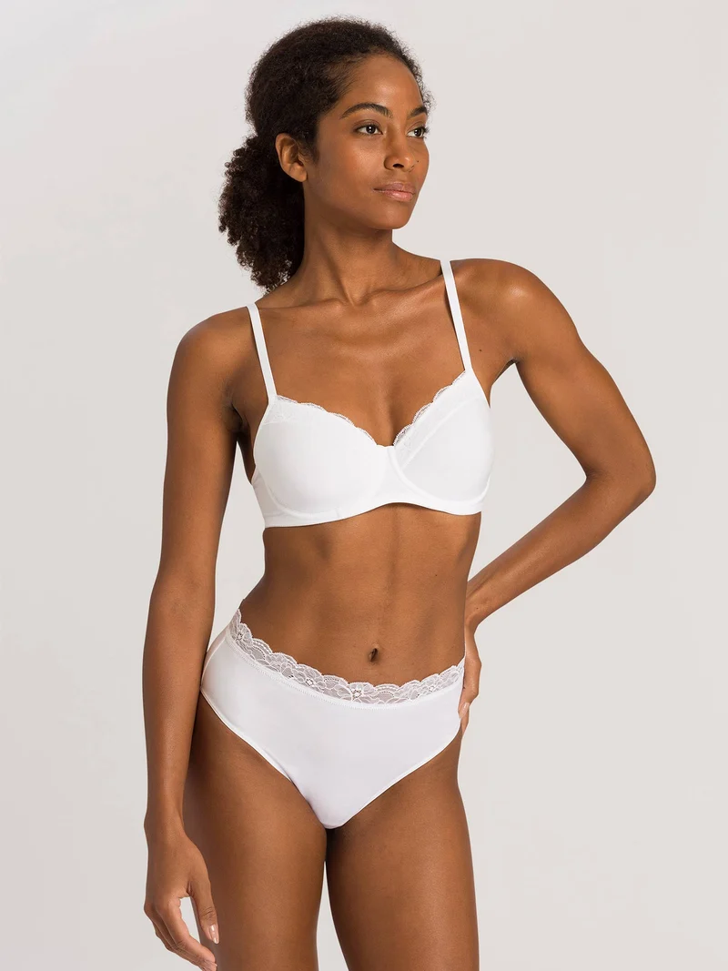 Light Padded Bra, Schalen-BH, COTTON LACE - Reststücke in Grösse 75C
