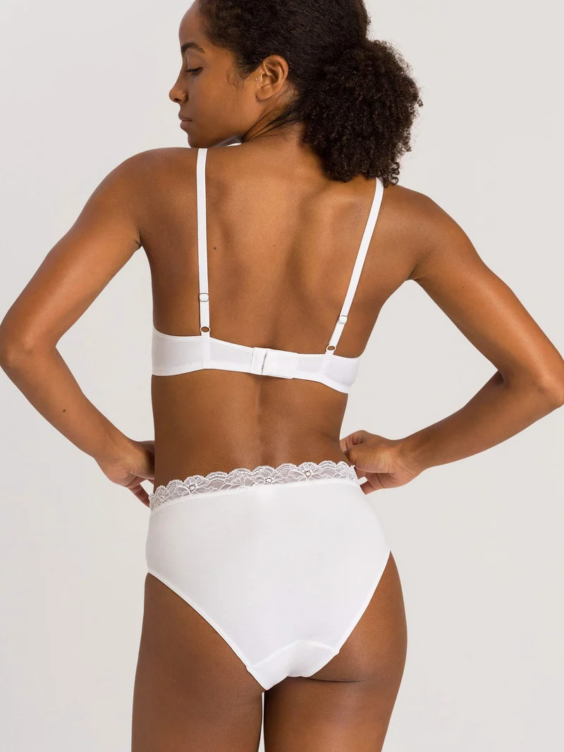 Light Padded Bra, Schalen-BH, COTTON LACE - Reststücke in Grösse 75C
