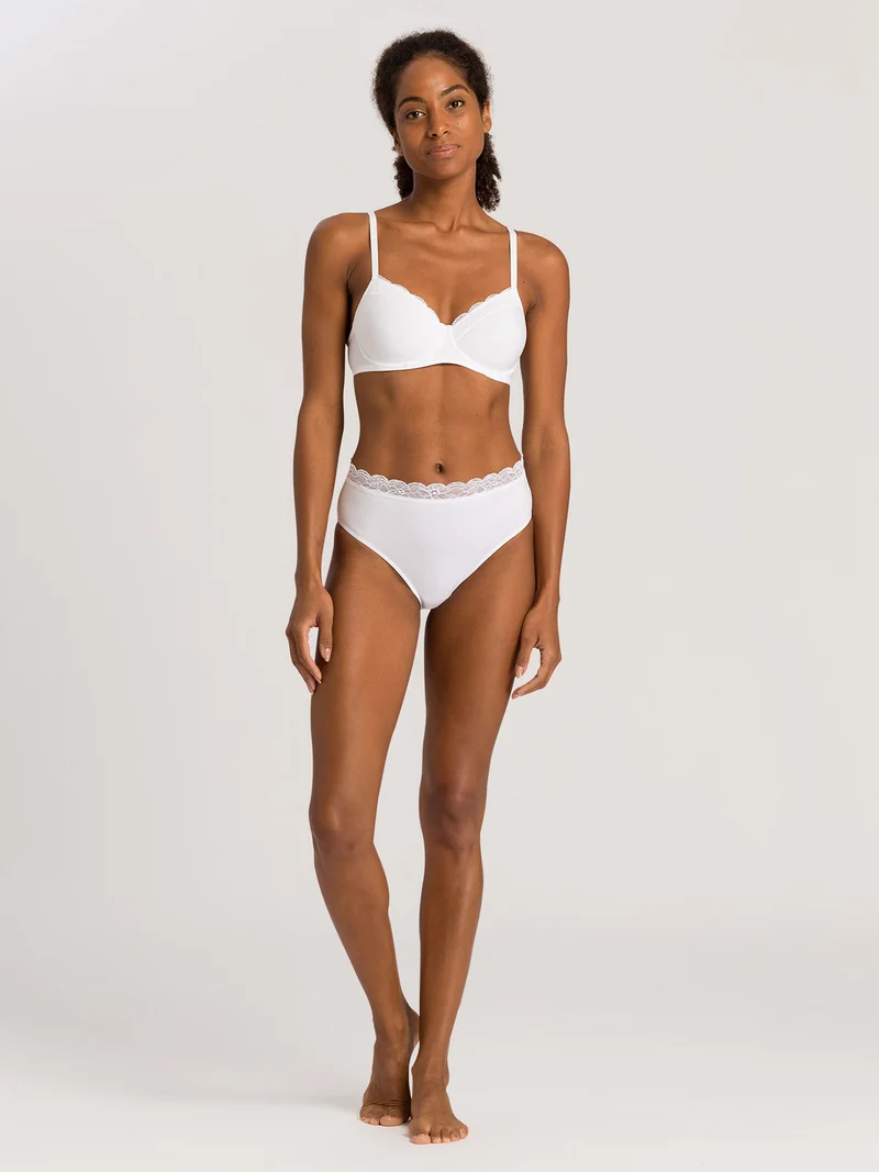 Light Padded Bra, Schalen-BH, COTTON LACE - Reststücke in Grösse 75C
