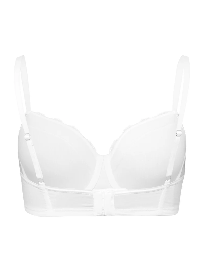Light Padded Bra, Schalen-BH, COTTON LACE - Reststücke in Grösse 75C
