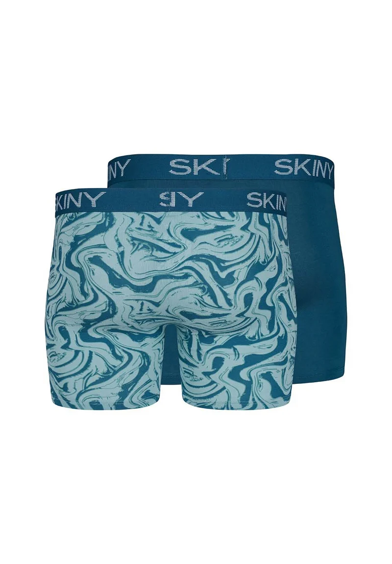 Cotton Multipack Boxer briefs 2 pack | aquamarine swirl selection 080222-08S507