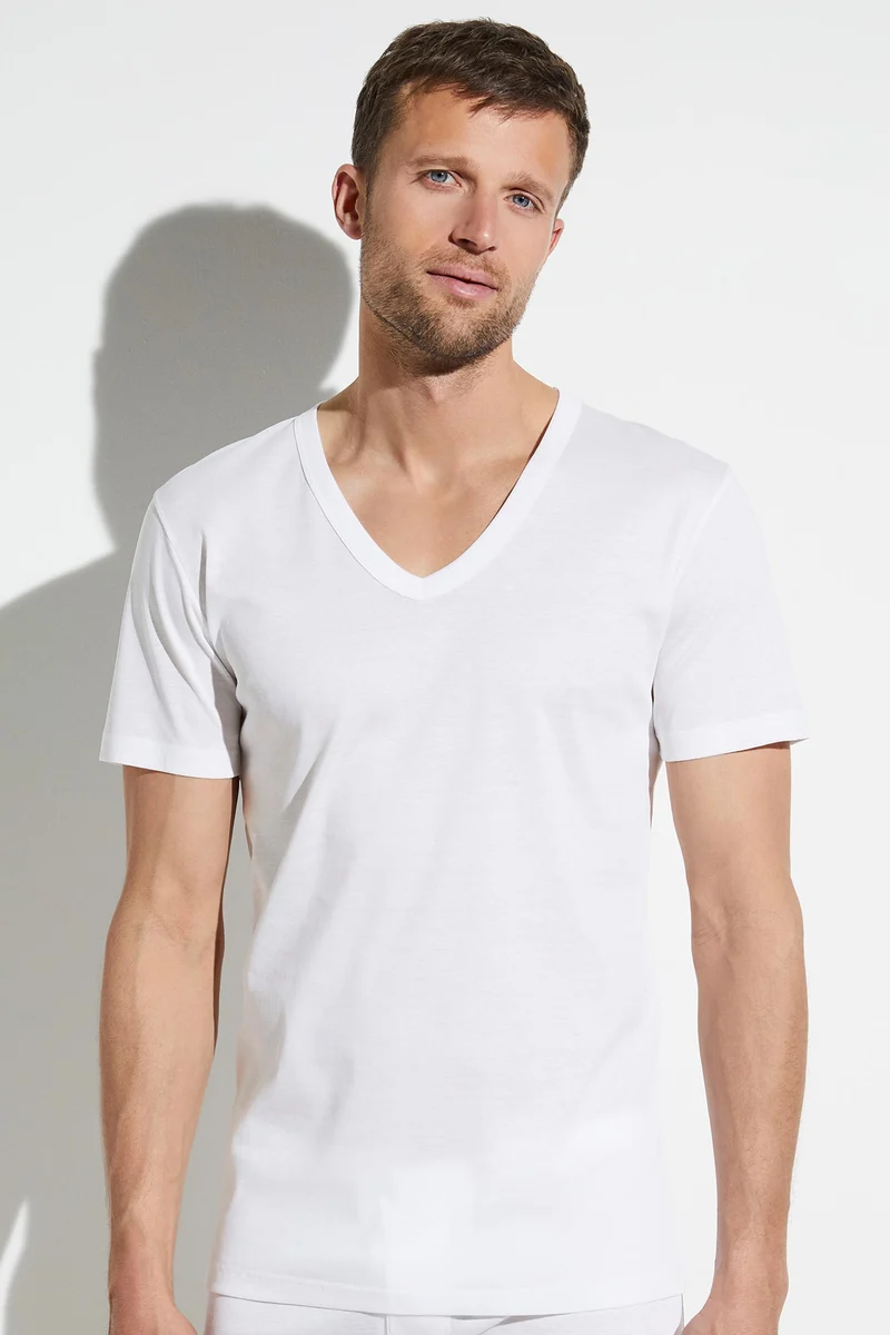 T-Shirt, V-Neck, 222 BUSINESS CLASS