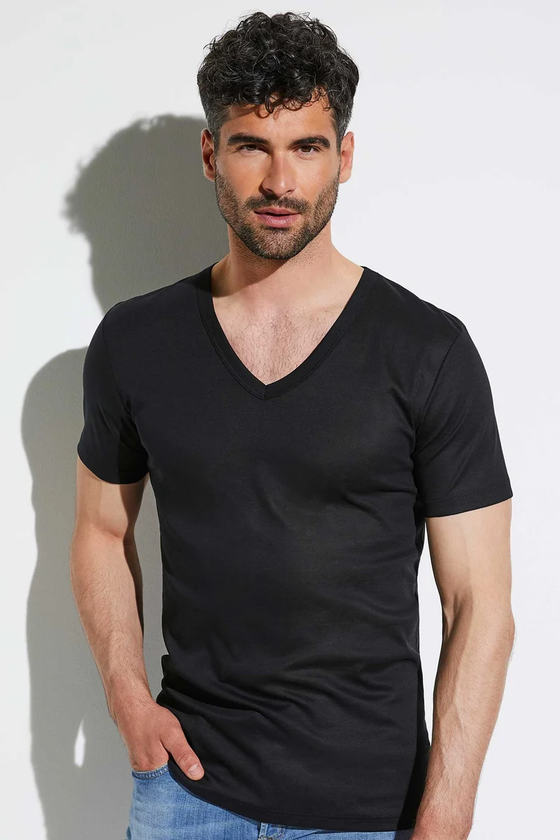 T-Shirt, V-Neck, 222 BUSINESS CLASS