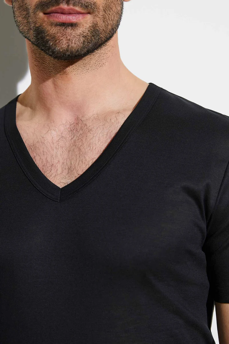 T-Shirt, V-Neck, 222 BUSINESS CLASS
