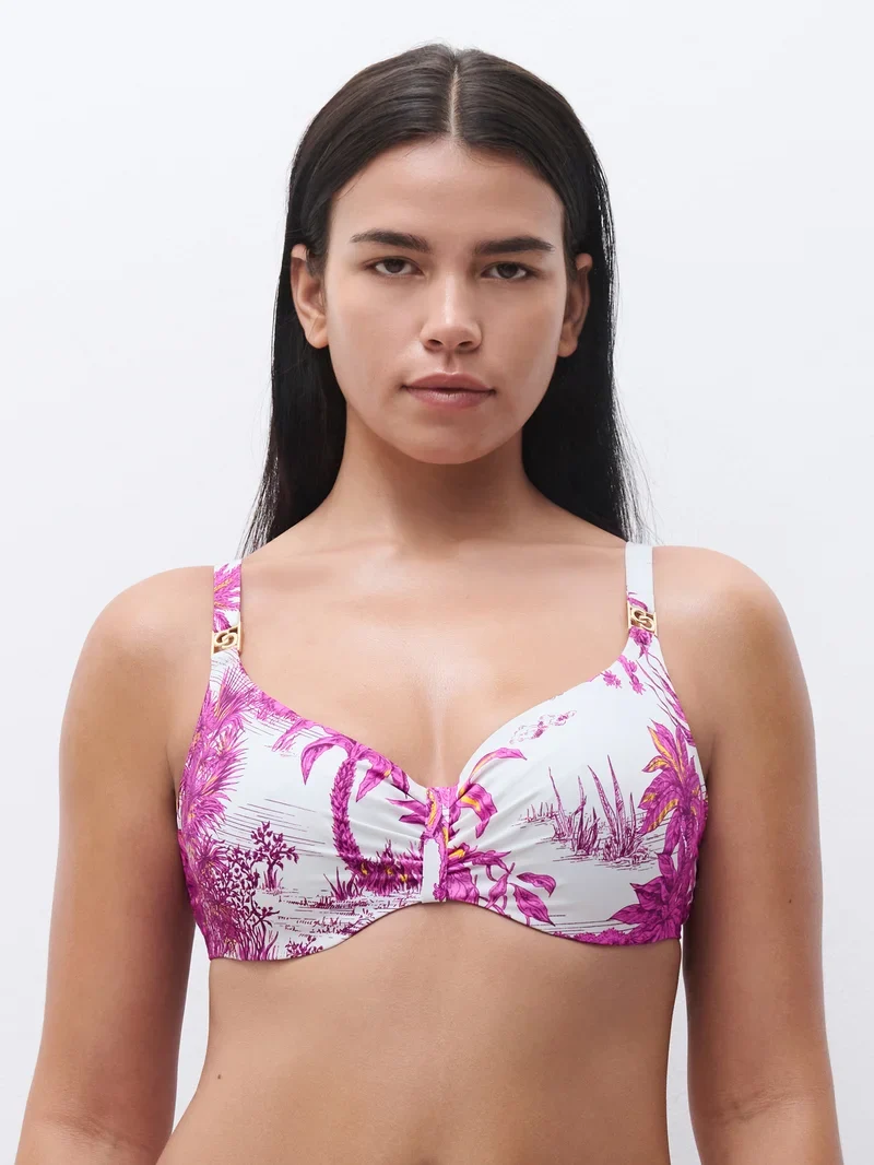 Chantelle Swimwear - Sauvage Bedeckender Bügel-Bikini White Jungle