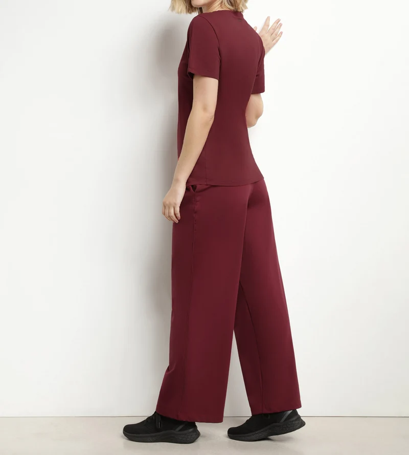 Thermoregulierendes Sport-T-Shirt für Damen aus Bordeaux-Dim-Move-Jersey