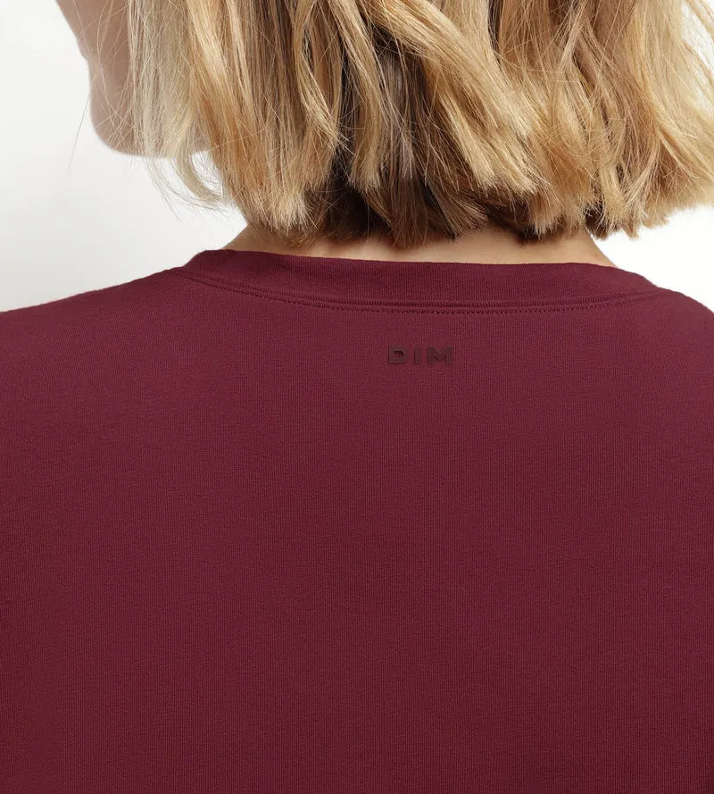 Thermoregulierendes Sport-T-Shirt für Damen aus Bordeaux-Dim-Move-Jersey