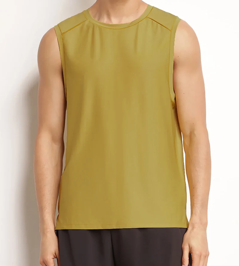 Sport-Tanktop für Herren aus atmungsaktivem Material Olive Dim Move