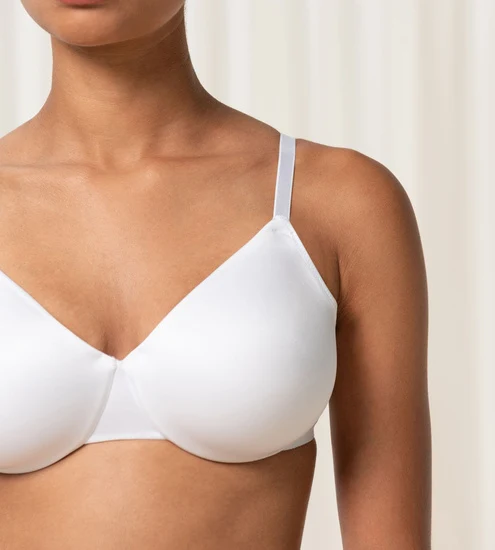 Triumph Soft Sensation Damen Miederwaren BH kurz Mittelträger mit Bügel white