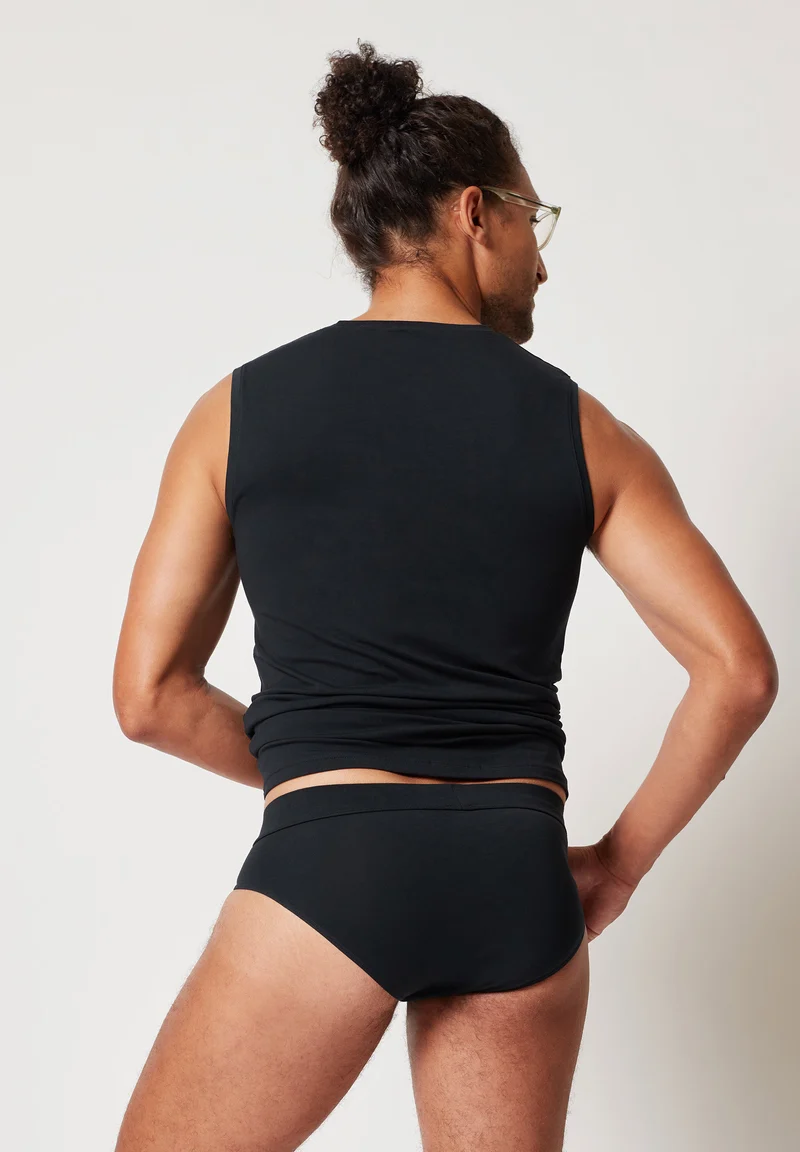 OrganicCotton Deluxe Briefs | black 080315-087665